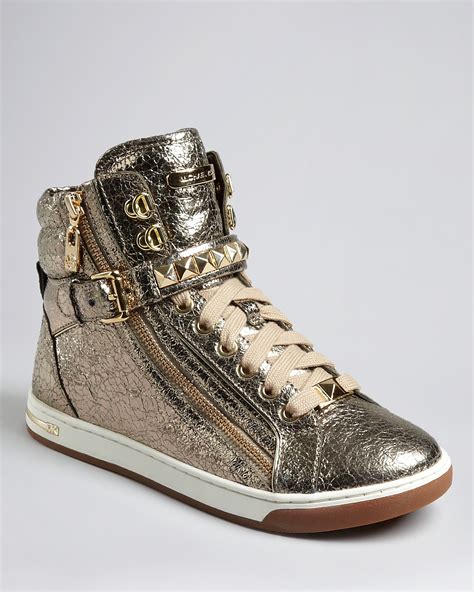 cheap michael kors high tops|michael kors trainer sneakers.